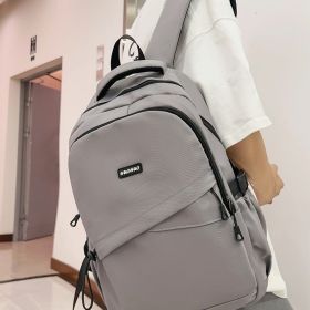 Lightweight And Large Capacity, Computer Luggage Bag, Travel Backpack (Option: White)